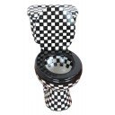 Mexican Talavera Toilet  Chess